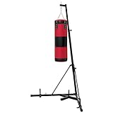 ZELUS Freestanding Punching Bag with Stand for Adults | 220lb Adjustable Height Heavy Bag Stand with Boxing Bag | Home Gym Standing Punching Sand Bag for Heavy Duty Workouts