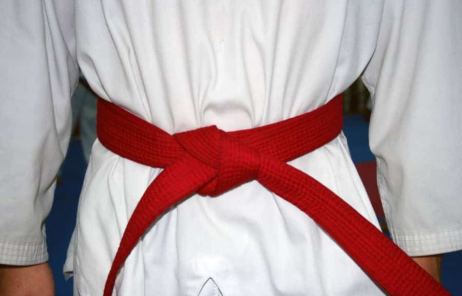 Black belt in outlet kung fu