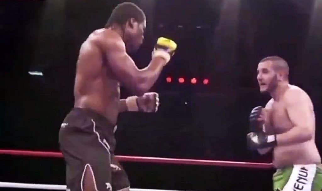 Ngannou Released a Video of His First Knockout Victory, It Was Brutal as Expected (Video)