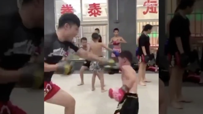 (Video) You Have To See This Kid Dodge Every Punch Thrown At Him