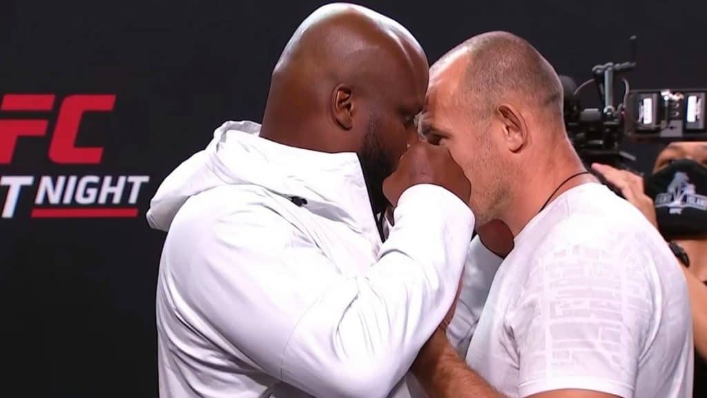 (VIDEO) The Dangerous Confrontation Between Lewis and Oleinik Before Tonight's Fight