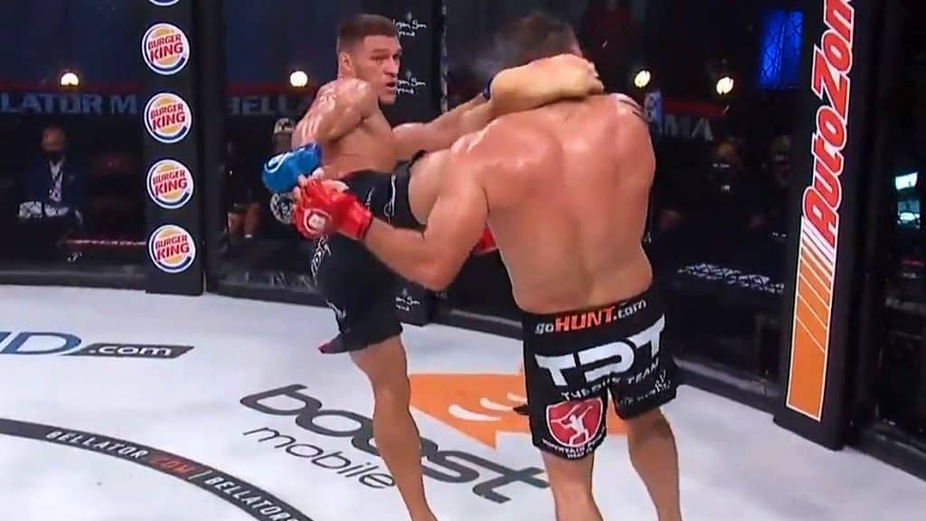 (VIDEO) Bellator 244: Nemkov Badly Beat Bader and Deprived Him The Title of Light Heavyweight Champion