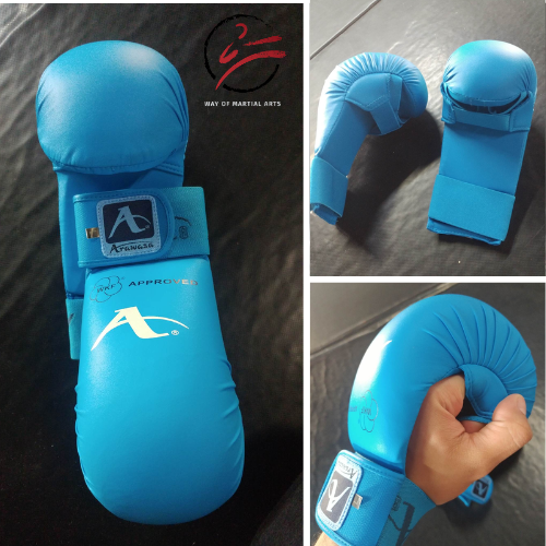 Quality Arawaza karate sparring gloves crafted for optimal performance. These gloves provide comfort and durability during training and sparring. Designed to meet the needs of martial artists, they offer reliable hand protection and flexibility