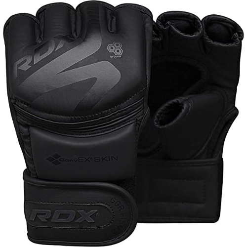 Top-quality RDX MMA gloves for enhanced training sessions. Made with high-grade materials, these gloves provide great comfort and durability. Offering a secure fit and excellent grip, they are perfect for mma training, grappling and striking techniques.