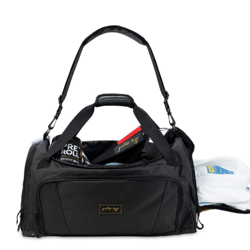 Best Bjj Bag, expertly crafted jiu jitsu bags for ease of transport, showcasing adjustable straps and spacious compartments in a dependable bjj backpack. best bjj bag- Gold BJJ Duffle Bag For Jiu-Jitsu