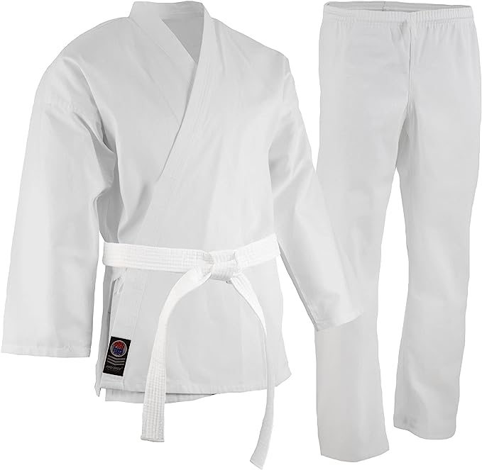 Best taekwondo uniforms adorned with the belt and pants, perfect for individuals confirmed in best tkd techniques.Top taekwondo uniform that includes integral gear and specially designed pants for best tkd movements