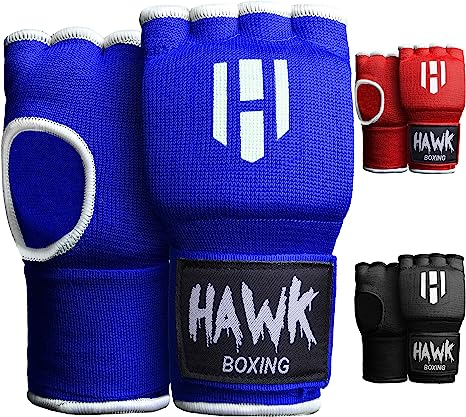 Kickboxing gift ideas, Hawk Padded Inner Gloves Gel Elastic Hand Wraps